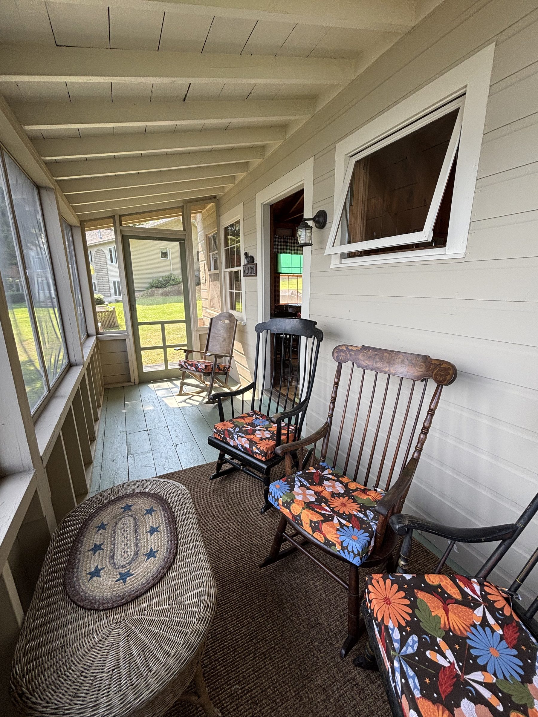 Harmony cabin screened porch