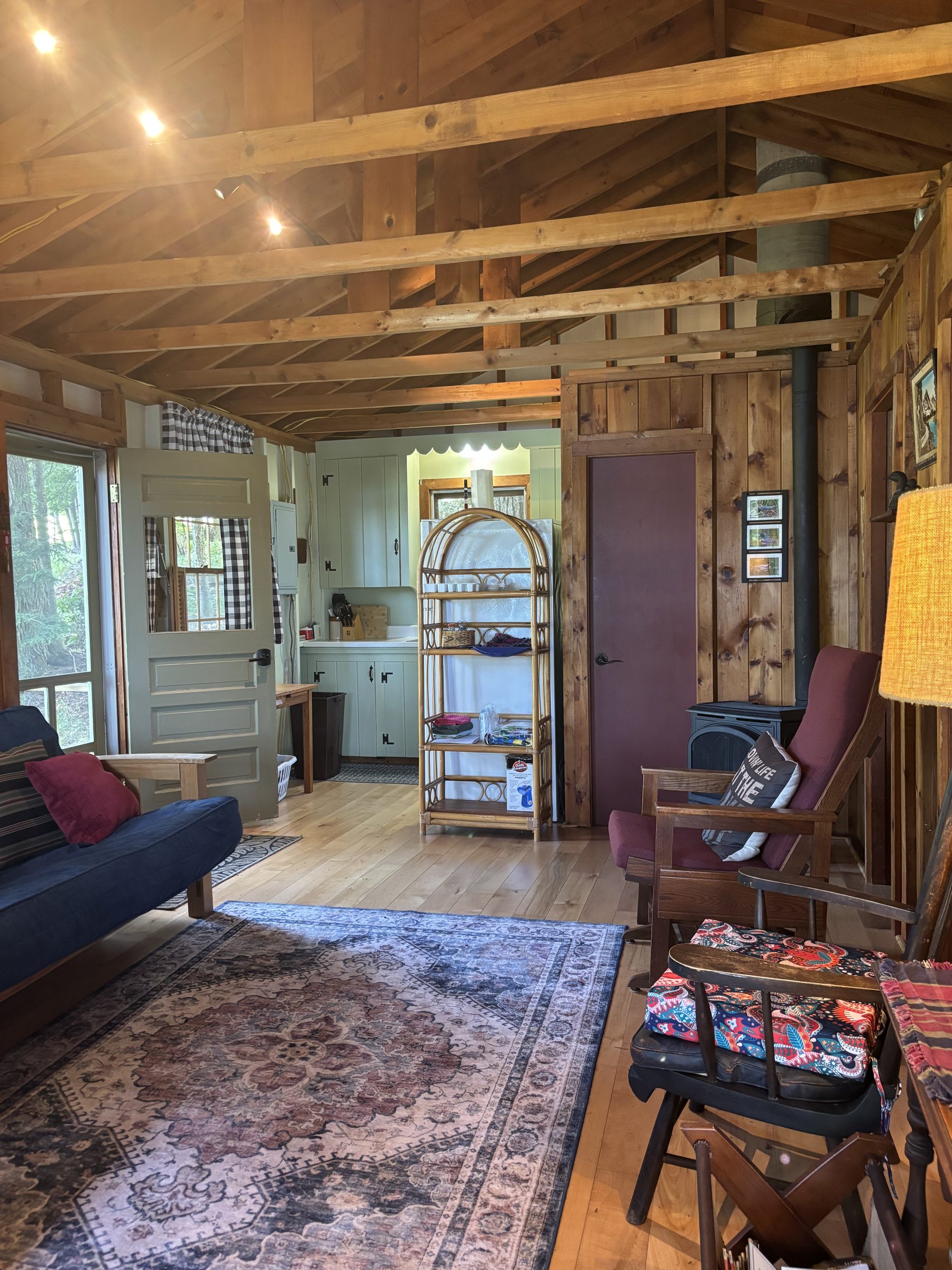 Serenity cabin living room