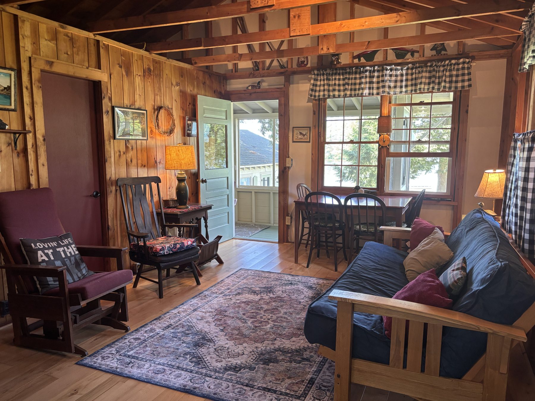 Serenity cabin dining area